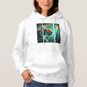 Abyssale strepen hoodie