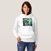 Abyssale strepen hoodie (Voorkant volledig)