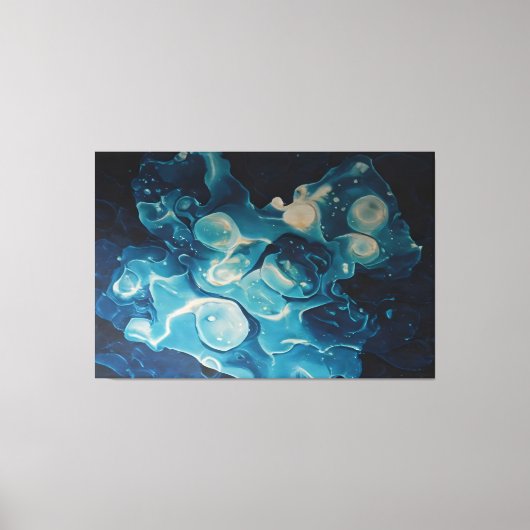 abyssale stroming canvas afdruk (Voorkant)