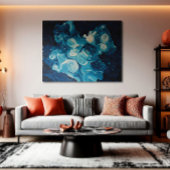 abyssale stroming canvas afdruk