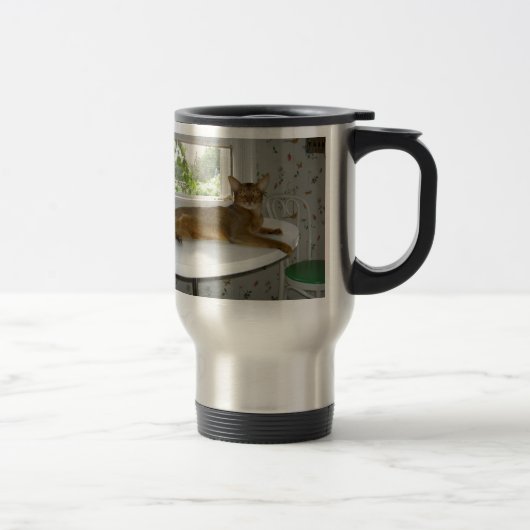 Abyssian Cat Travel Mug Reisbeker (Rechts)