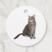 Abyssijnse Kat Bedankjes Labels (Achterkant)