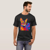 Abyssijnse Kat Berg T-shirt (Voorkant volledig)