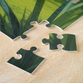 Abyssijnse Kat Lentebloemen Schilderij Legpuzzel (Zijkant)