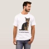 Abyssijnse Kat Maak Uw Eigen Aangepaste Tekst  T-shirt (Voorkant volledig)