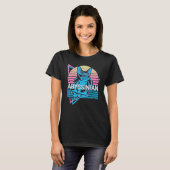 Abyssijnse Kat Retro T-shirt (Voorkant volledig)