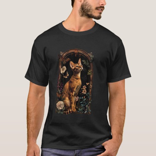 Abyssijnse kattenbloem t-shirt (Voorkant)