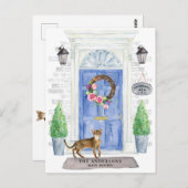 Abyssiniaans Briefkaart van de aankondiging van de (Voorkant / Achterkant)