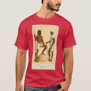 Abyssiniaans Ethiopisch en Hindoo Hindu Hand gesch T-shirt