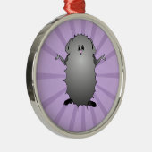 Abyssiniaans-Guinese Varkenspijn Metalen Ornament (Rechts)