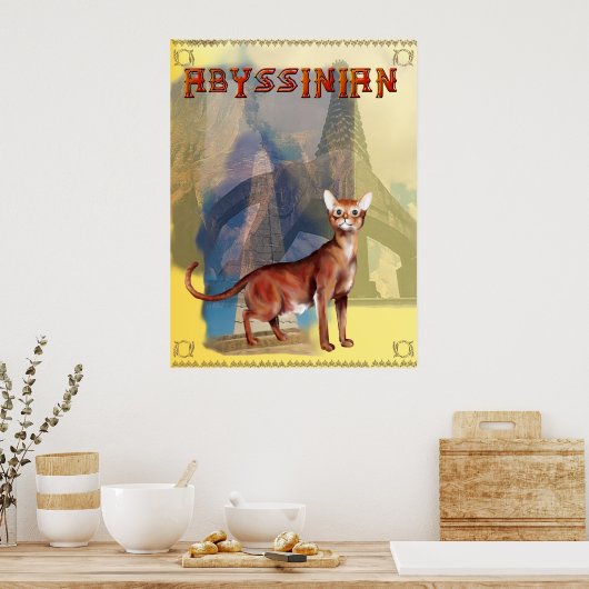 Abyssiniaans Poster (Keuken)