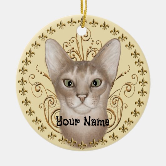 Abyssiniaanse Fleur De Lis ornament (Voorkant)
