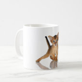 Abyssiniaanse kat koffiemok (Voorkant links)