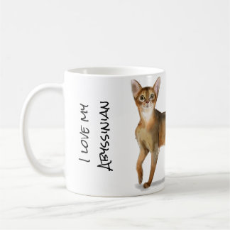Abyssiniaanse kat koffiemok