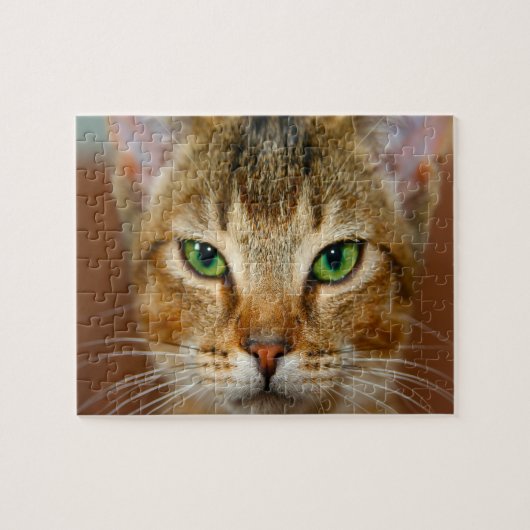 Abyssiniaanse kat. legpuzzel (Horizontaal)