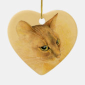 Abyssiniaanse kat Ornament (Achterkant)