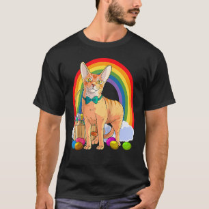 Abyssiniaanse kat paaseieren Bunny Raglan T-shirt
