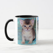 Abyssiniaanse kat slaapstand mok (Links)