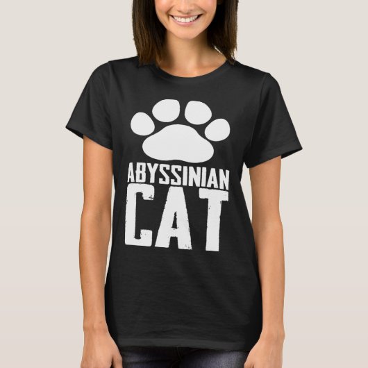 Abyssiniaanse kat t-shirt (Voorkant)