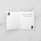 Abyssiniaanse kat verjaardagsfeestje Kaart (Binnen)