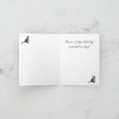 Abyssiniaanse kat verjaardagsfeestje Kaart (Binnen)