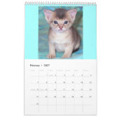Abyssiniaanse Kittens en Katten Agenda Kalender (Feb 2027)