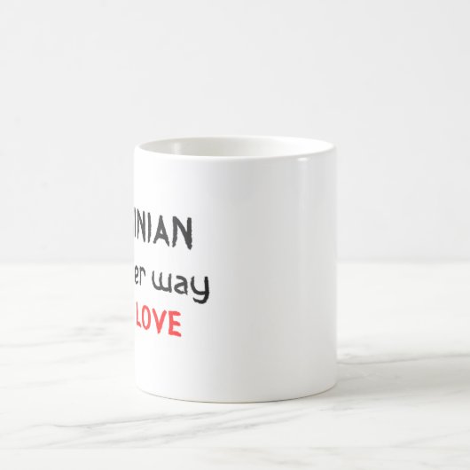 abyssiniaanse mok voor liefdeskoffie (Center)