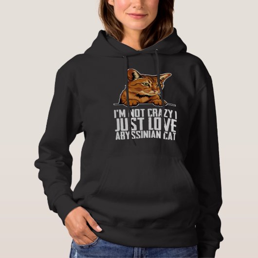 Abyssinian  Abyssinian cat  Abyssinian mom Hoodie (Voorkant)
