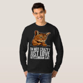 Abyssinian  Abyssinian cat  Abyssinian mom T-shirt (Voorkant volledig)