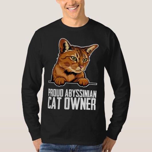 Abyssinian cat Abyssinian Abyssinian kitten 1 T-shirt (Voorkant)