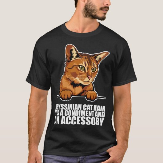 Abyssinian cat  Abyssinian  Abyssinian kitten  6 T-shirt (Voorkant)