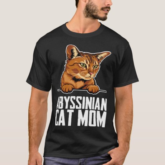 Abyssinian cat  Abyssinian  Abyssinian kitten T-shirt (Voorkant)