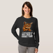 Abyssinian cat  Abyssinian  Abyssinian kitten T-shirt (Voorkant volledig)