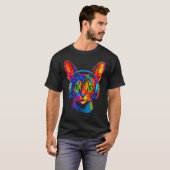Abyssinian Cat DJ Festival T-shirt (Voorkant volledig)