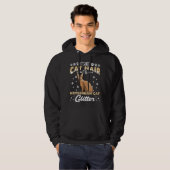 Abyssinian Cat Funny Gezegde Gift Hoodie (Voorkant volledig)