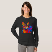 Abyssinian Cat Mountain T-shirt (Voorkant volledig)