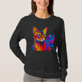 Abyssinian Cat Mountain T-shirt (Voorkant)