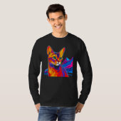 Abyssinian Cat Mountain T-shirt (Voorkant volledig)
