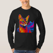 Abyssinian Cat Mountain T-shirt (Voorkant)