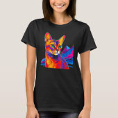 Abyssinian Cat Mountain T-shirt (Voorkant)