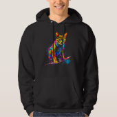 Abyssinian Cat Snowboard Hoodie (Voorkant)