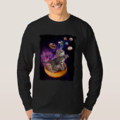 Abyssinian Cat Space Donuts  Kitty in Space Kid T-shirt (Voorkant)