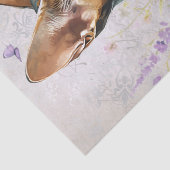Abyssinian Cat Watercolor Tissuepapier (Detail)