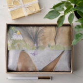 Abyssinian Cat Watercolor Tissuepapier (Geschenk)
