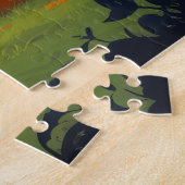 Abyssinian Cats Pumpkin Halloween Grappig Legpuzzel (Zijkant)