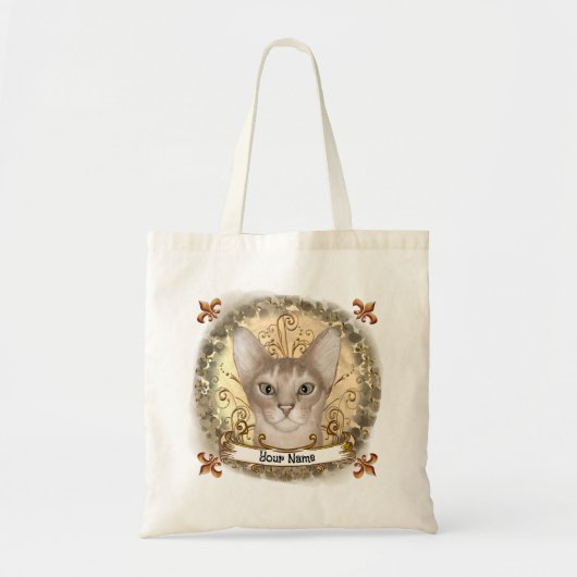 Abyssinian Fleur De Lis  Tote Bag (Voorkant)