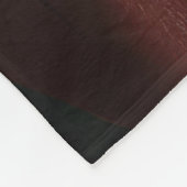 Abyssinien bij de open haard Kerstmis Fleece Deken (Hoek)