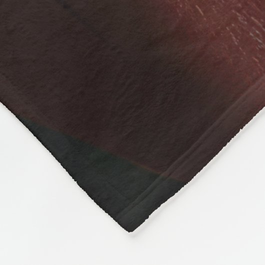 Abyssinien bij de open haard Kerstmis Fleece Deken (Hoek)