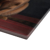 Abyssinien bij de open haard Kerstmis Snijplank (Hoek)