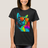 Abyssinien kat zomerfeest t-shirt (Voorkant)